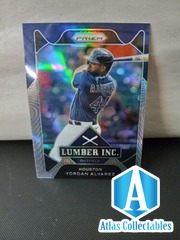 2021 Panini Yordan Alvarez Silver Prizm Lumber Inc #LI10 Houston Astros